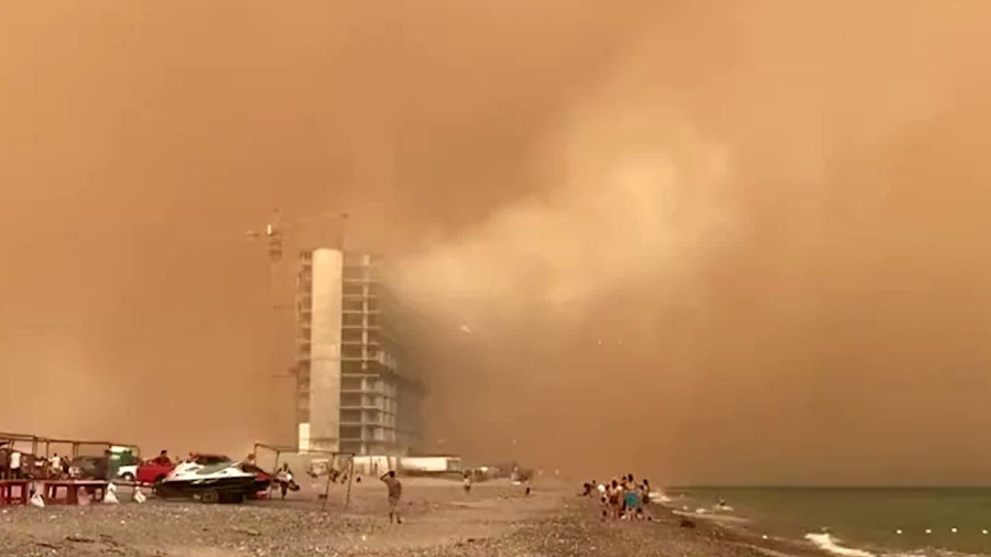 Sonora: tormenta de arena sorprende a habitantes de Hermosillo