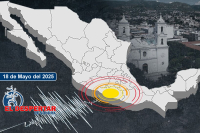 Temblor hoy 18 de mayo en México