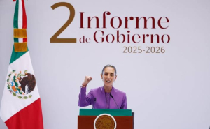 Llega Claudia Sheinbaum a su segundo informe con alta aprobaci&oacute;n, mejora en seguridad, pero bajo un entorno pol&iacute;tico r&iacute;spido