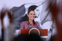 Claudia Sheinbaum destaca la “alegría” que proyecta México