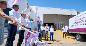 Gobierno de Sonora llevar&aacute; 3.3 millones de libros de texto a estudiantes de los 72 municipios