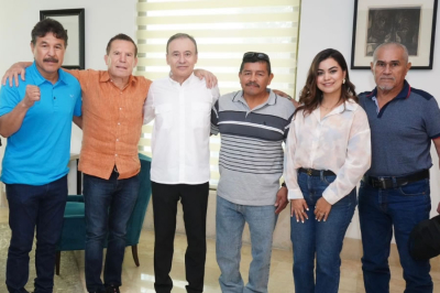 Gobernador Durazo y Julio César Chavez  contra las Adicciones