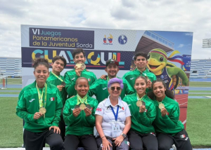 M&eacute;xico suma 20 medallas en Panamericano Deportivo de Sordos