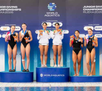 El oro es mexicano: Así conquistaron las gemelas Cueva el Mundial Juvenil de Clavados